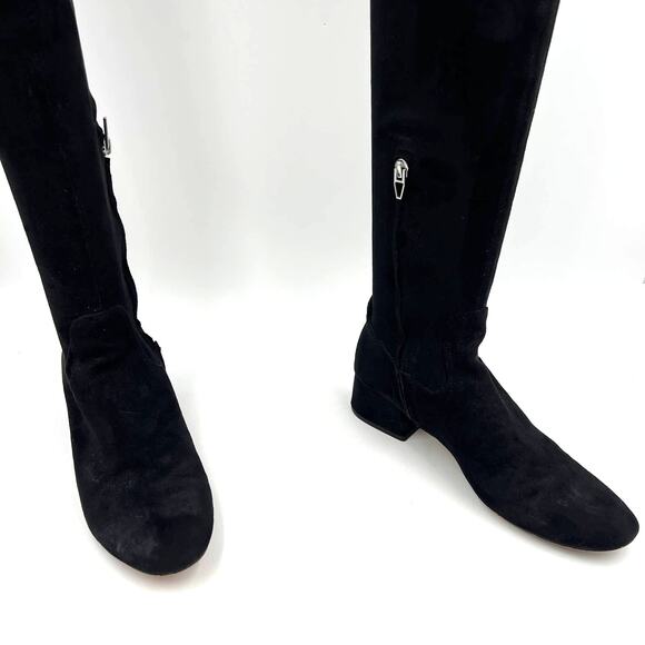 Dolce Vita Jimmy Boot Black Stella Suede Over the Knees Thigh High - Picture 8 of 12